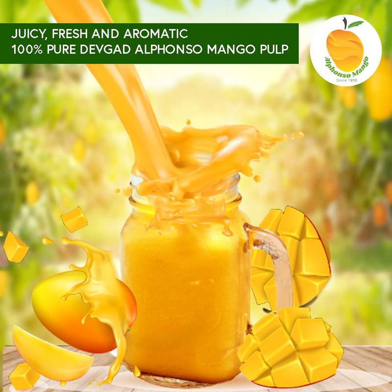 Alphonso Mango Pulp online : 1kg 1 Buy alphonso mango pulp online